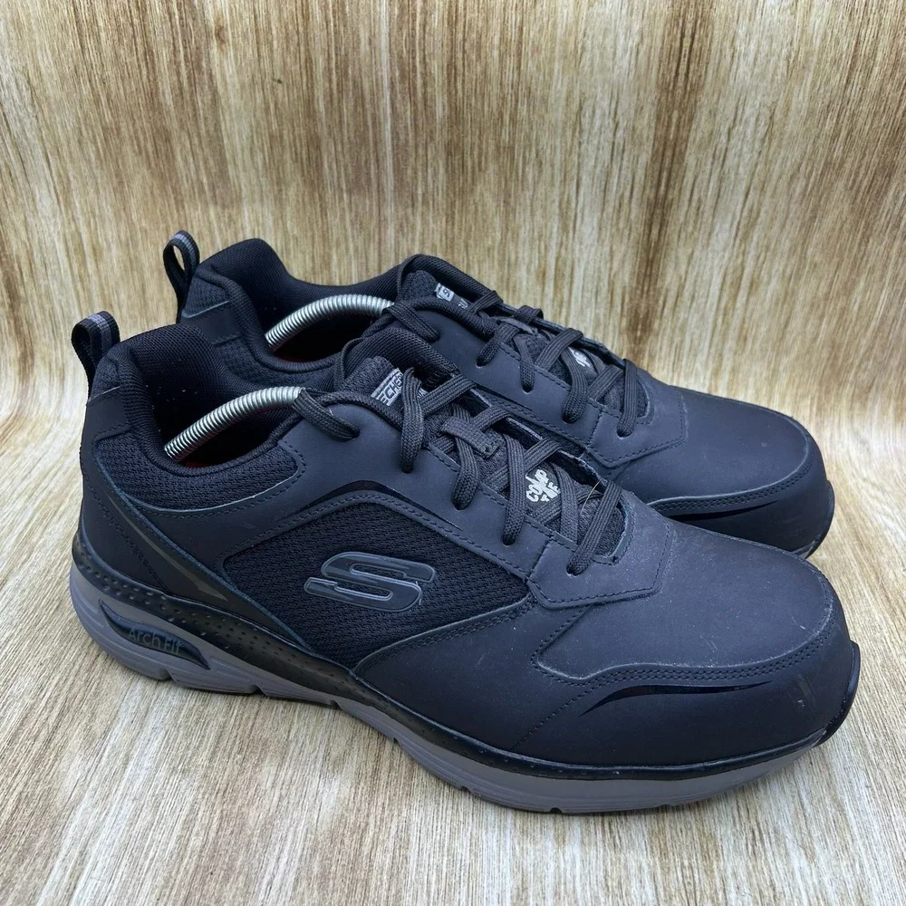 Skechers Work Arch Fit SR Angis Men's 12 Composite Toe Slip Resistant 200134